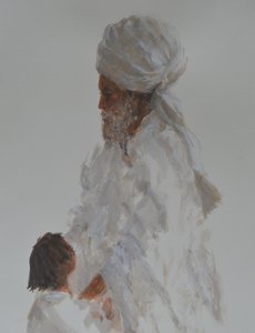 yaşlı adam ve çocuk by Lincoln Seligman